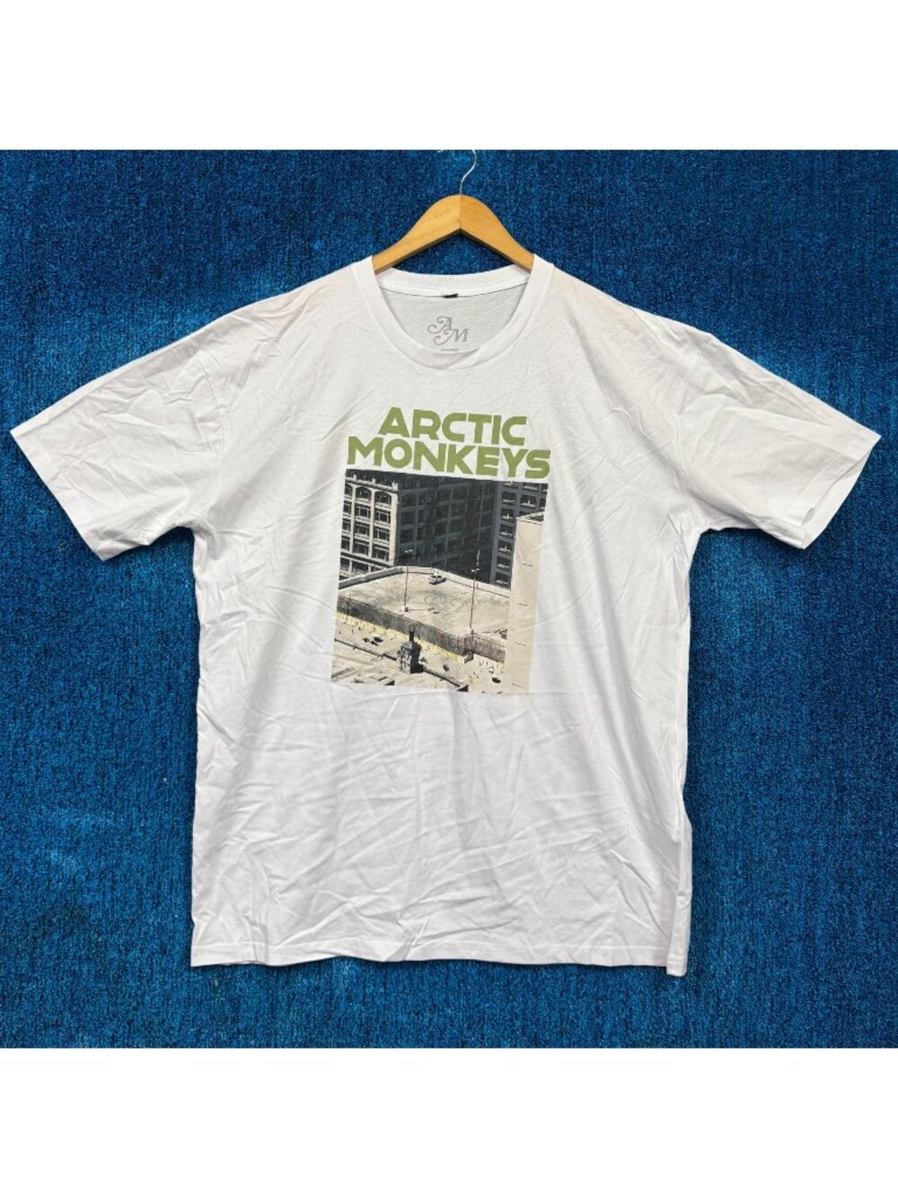 Arctic Monkeys AM Tour Rock White T-Shirt Size XXL